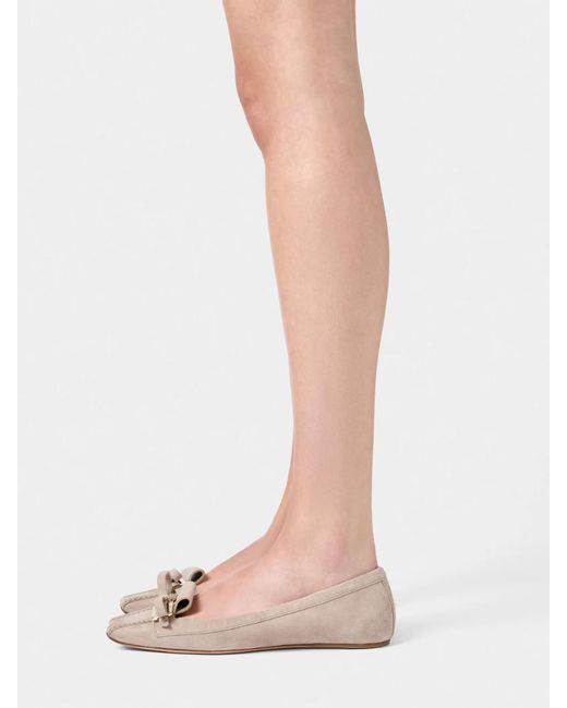 Roger Vivier Brown Virgule Ballerinas