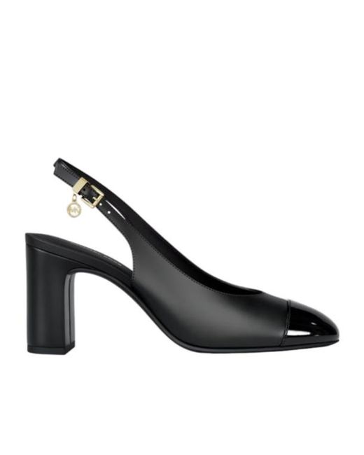 MICHAEL Michael Kors Black Piper Slingback Heeled Pumps