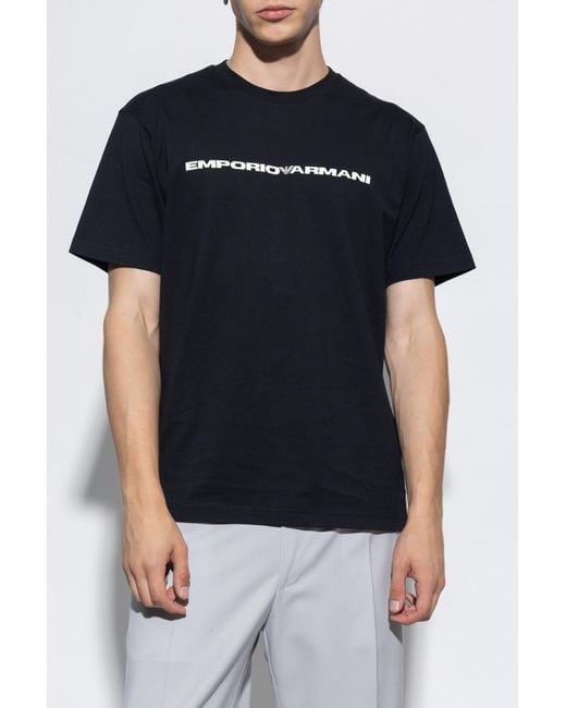 Emporio Armani Blue Branded T-Shirt 3 Pack for men