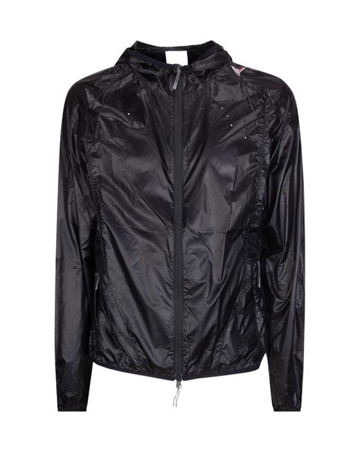 Roa Black Packable Zipped Jacket for men