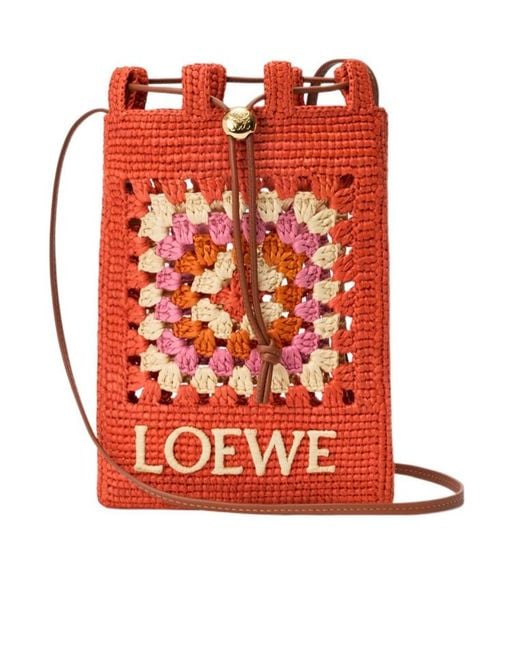 Loewe Red Drawstring Pocket