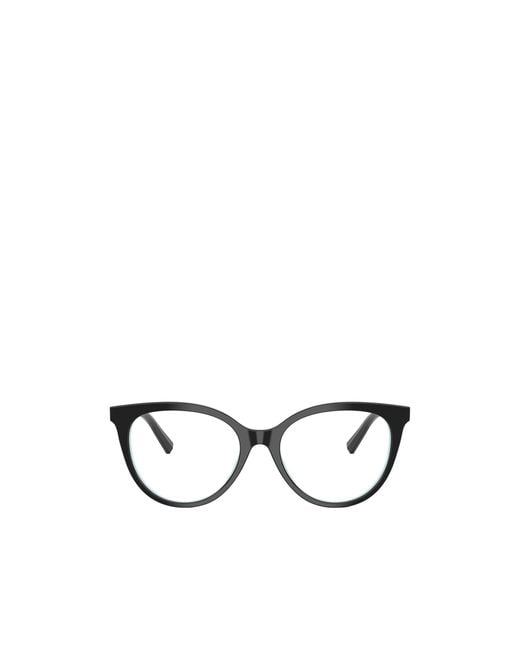 Tiffany & Co White Round Frame Glasses