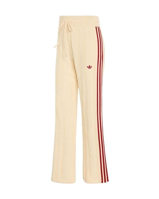 Adidas Originals Natural Sst Wide Leg Trackpant