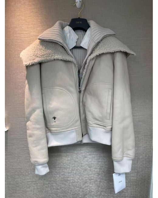 Dior Natural Long Sleeve Casual Jacket