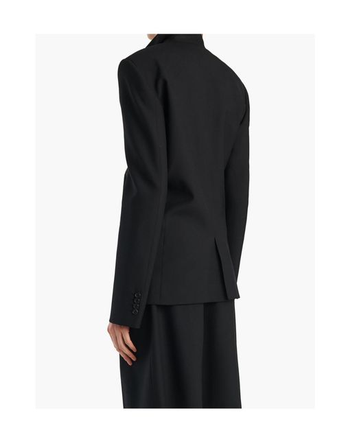 Khaite Black Rolo Jacket