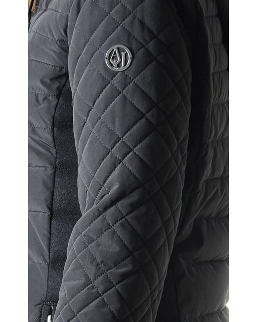Armani Jeans Blue Logo Down Jacket