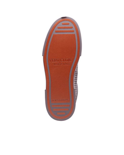 Dolce & Gabbana Brown Suede Sneakers for men
