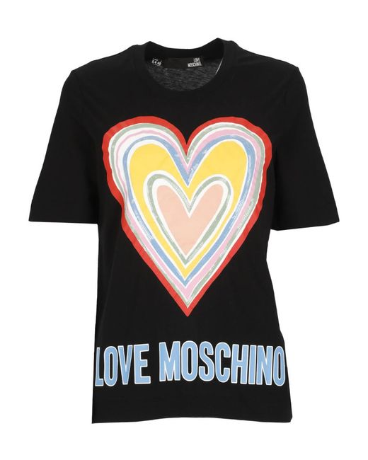 Moschino Black Logo Short-Sleeved T-Shirt