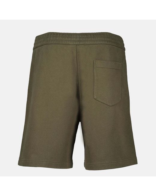 Givenchy Green Logo Printed Bermuda Shorts for men