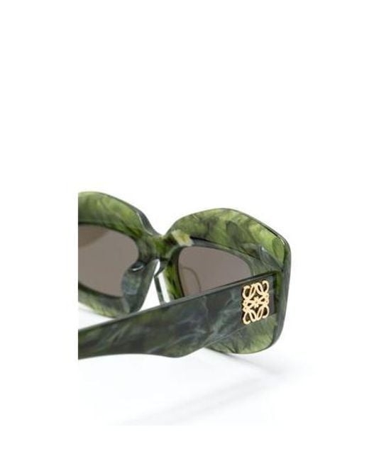 Loewe Green Logo Sunglasses