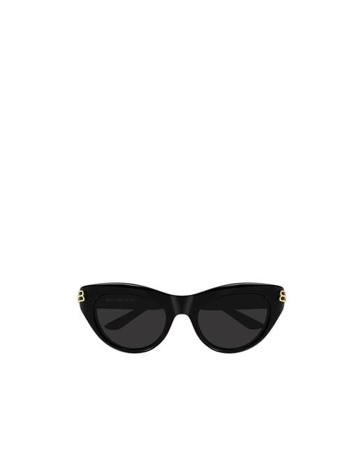 Balenciaga Black Eyewear Cat-Eye Frame Sunglasses