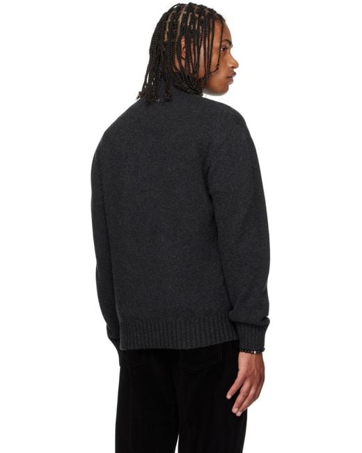 Ferragamo Blue Ferragamo High Neck Pullover for men
