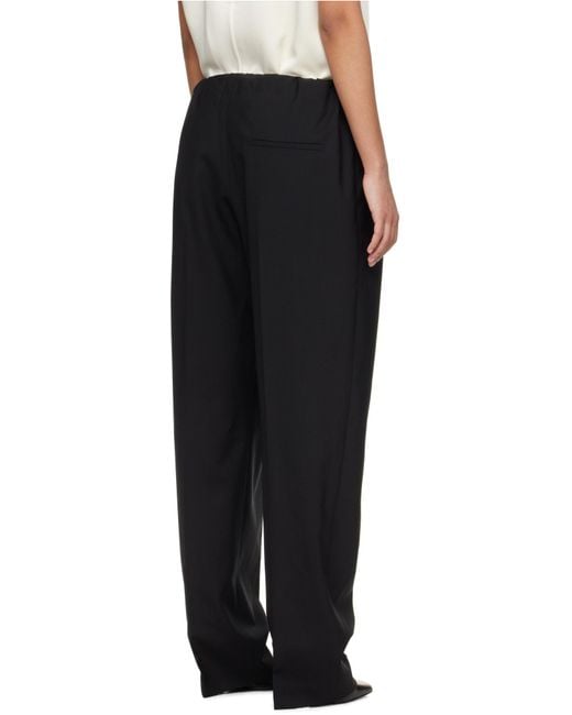 Khaite Black Trenton Pant