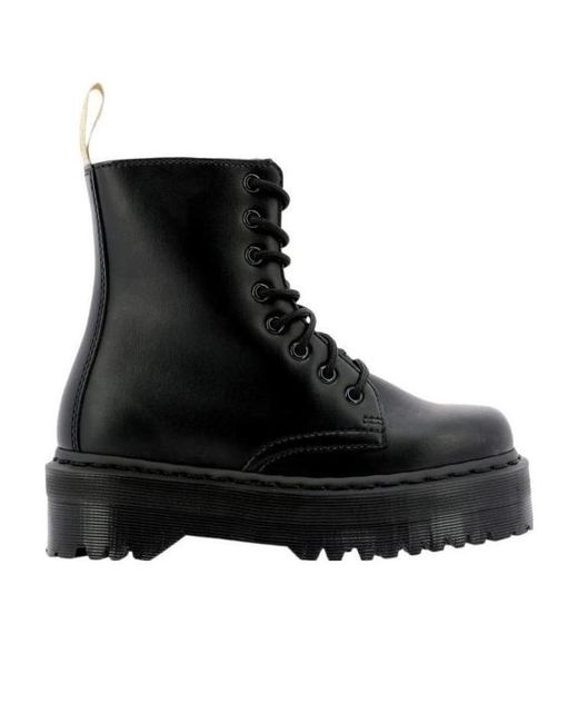 Dr. Martens Black Jaddon Ii Mono Platform Boots
