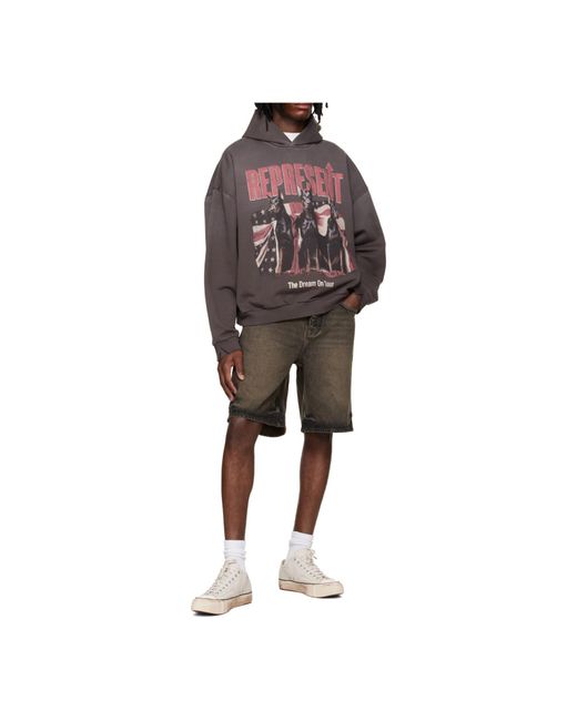 Represent Brown Dream On Tour Graphic Hoodie for men