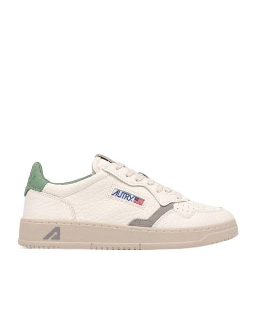 Autry Natural Medalist Low-Top Sneakers for men