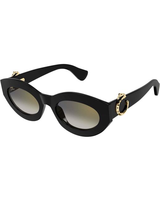 Cartier Multicolor Cat Eye Frame Sunglasses