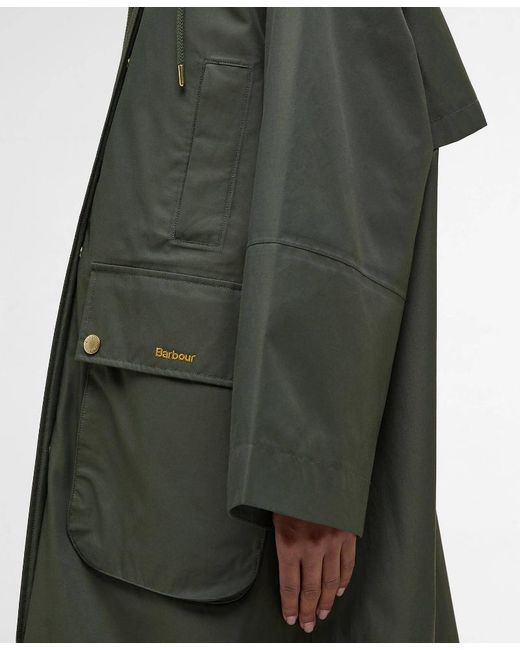 Barbour Green Maude Waterproof Jacket