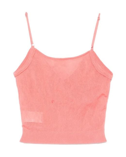 ShuShu/Tong Pink Bow-Detail Top