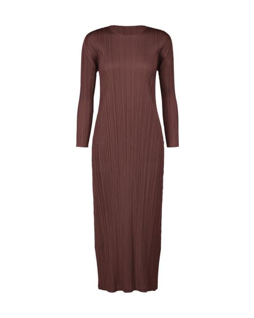 Pleats Please Issey Miyake Purple Pleats Please Issey Miyake Monthly Colors: January Dress