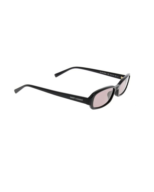 Saint Laurent White Eyewear Rectangular Frame Sunglasses for men