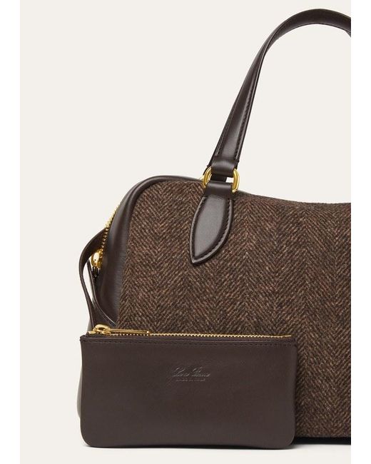 Loro Piana Brown Small Needle Bag
