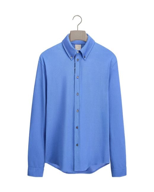 Dior Blue Regimental Shirt, Regular Fit for men