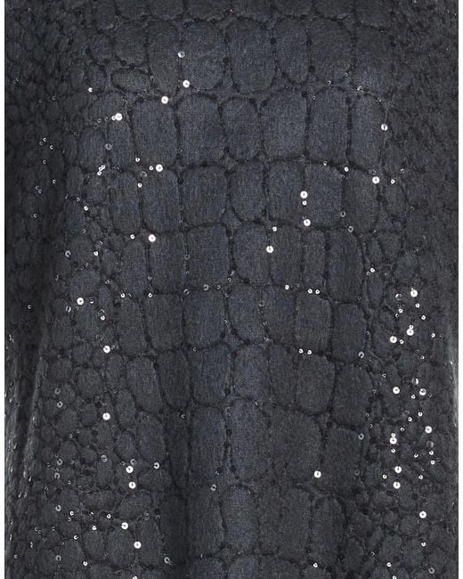 Brunello Cucinelli Black Minimalist Solid-Color Knit Dress
