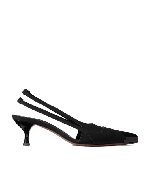 Neous Black Petra Slack-Heeled Heels