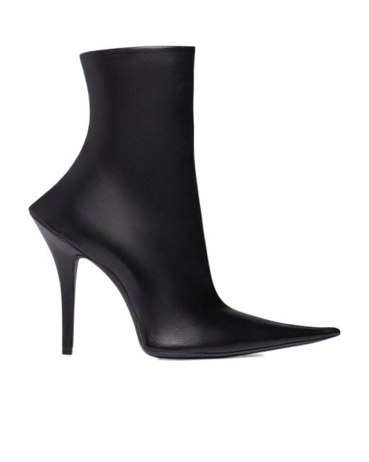 Balenciaga Black Witch Heeled Ankle Boots