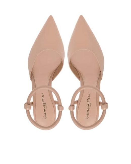 Gianvito Rossi Pink 105Mm Juno D'Orsay Pumps