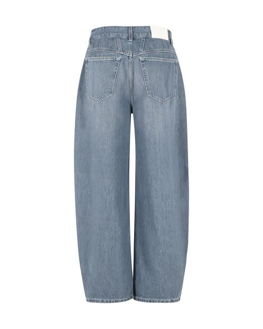 Closed Blue Jazzie Cropped Barrel Jeans