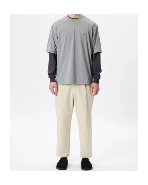 Goldwin Gray Graphic T-Shirt for men