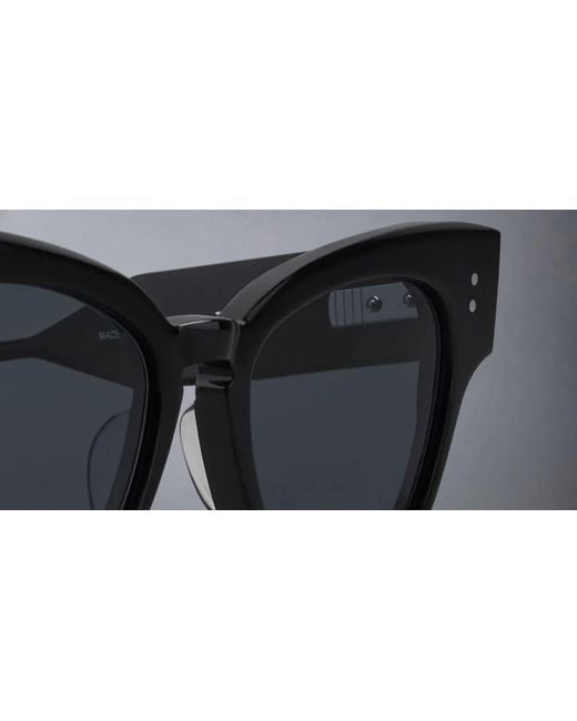Thom Browne Black Cat-Eye Frame Sunglasses