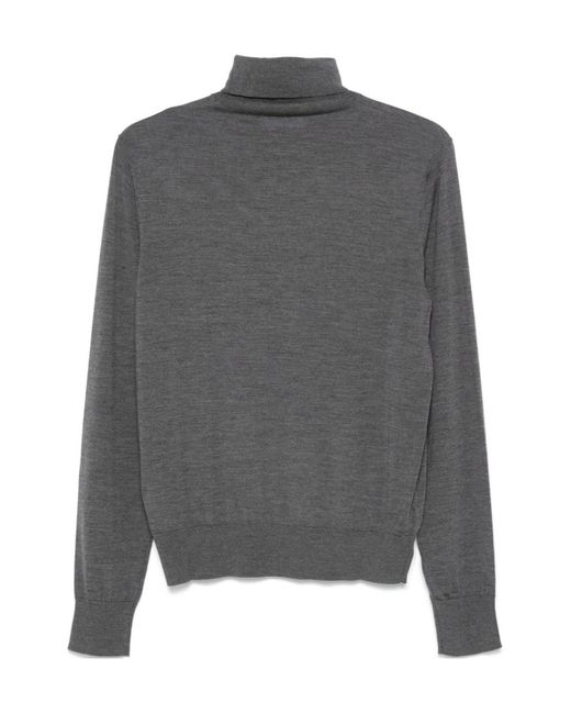 DSquared² Gray Turtleneck Pullover for men
