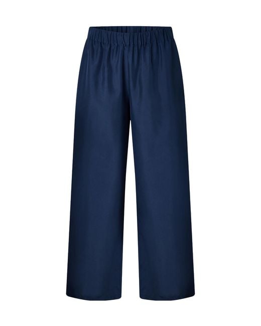 Weekend by Maxmara Blue Simple Straight-Leg Pants