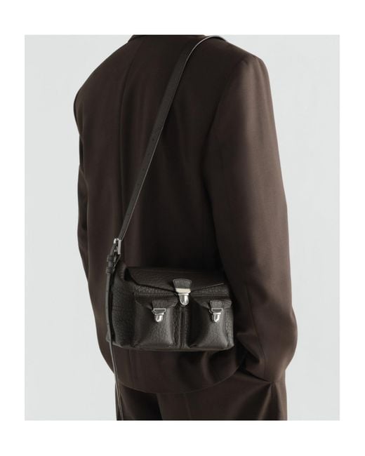 Lemaire White Mini Soft Gear Bag for men