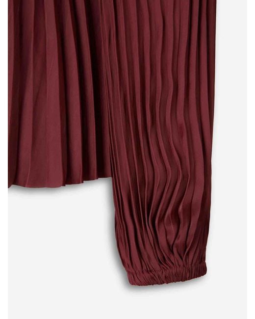 Ulla Johnson Red Electra Long-Sleeves Blouse