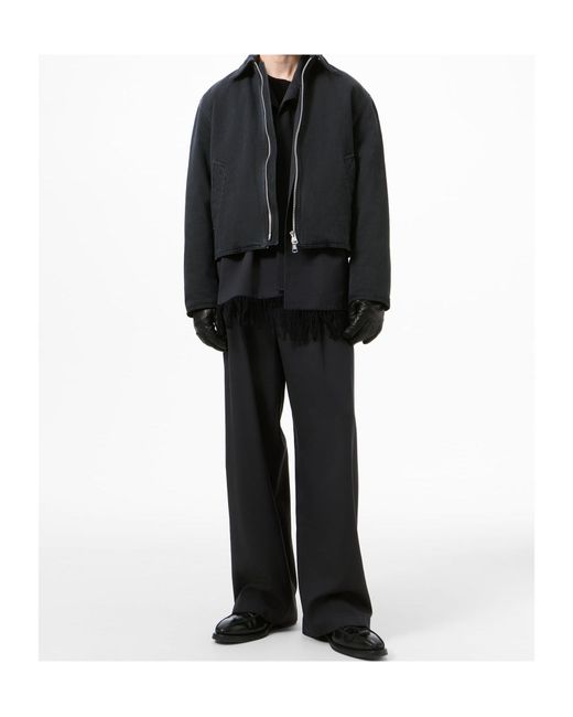 Our Legacy Black Long-Sleeve Casual Jacket for men