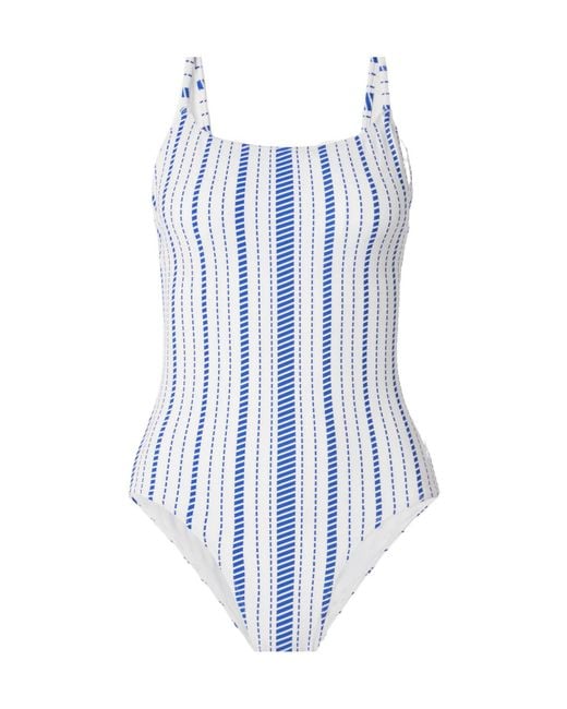 Lemlem Blue Elene Striped Swimsuit