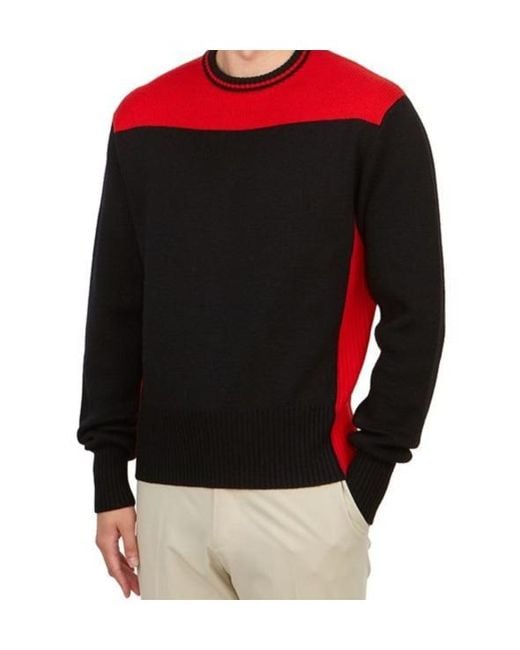 Ferragamo Black Crew Neck Knitwear for men