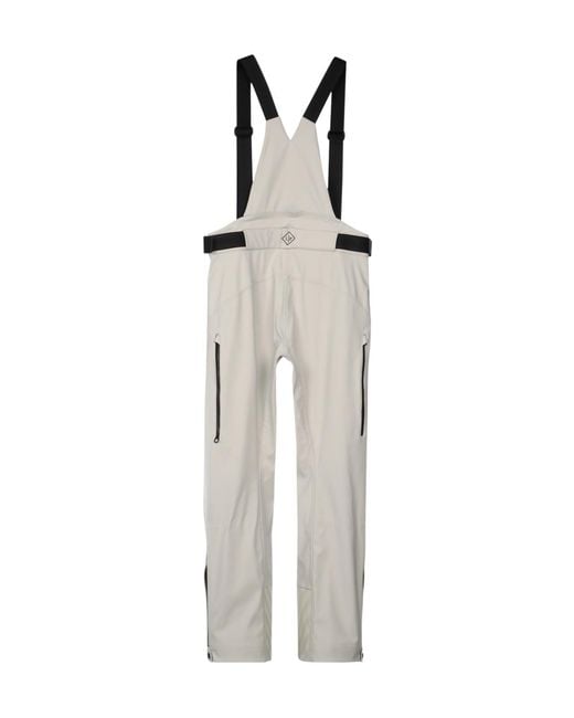 Loro Piana White Bia Salopettes for men