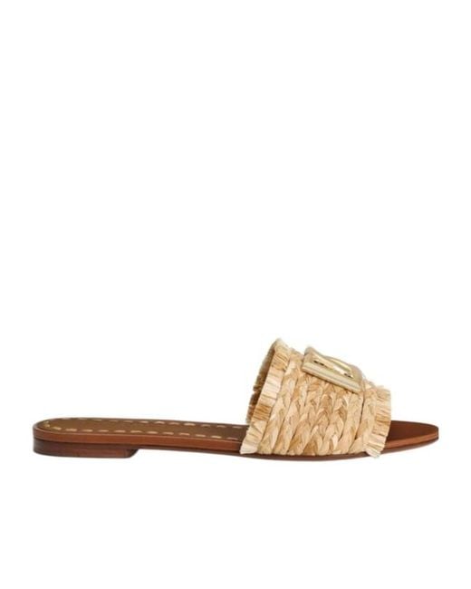 Dolce & Gabbana Brown Sandals