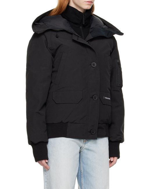 Canada Goose Black Tech Fabric Padded Down Jacket