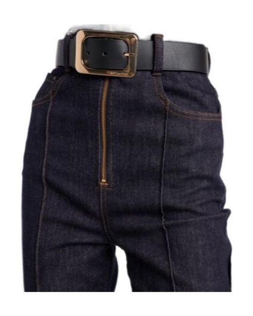 Self-Portrait Black Denim Overalls