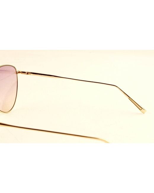 Longchamp Pink Oval Frame Sunglasses