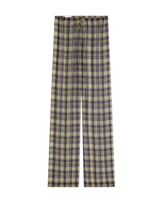 Dries Van Noten Gray Elasticated Pleated Pants