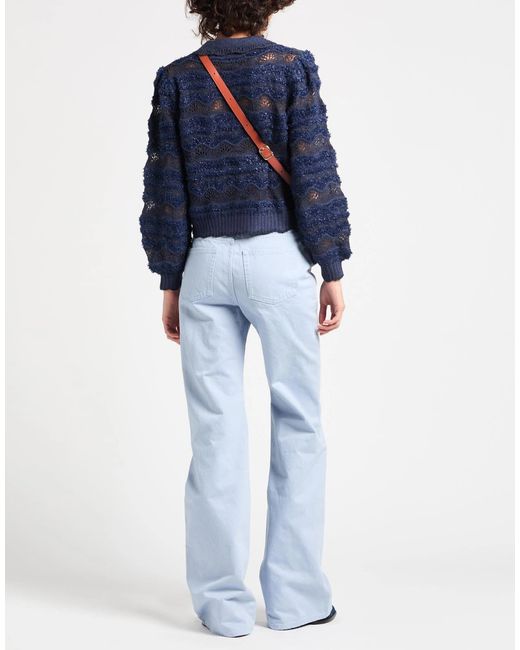 Farm Rio Blue Lightweight Knit Cardigan