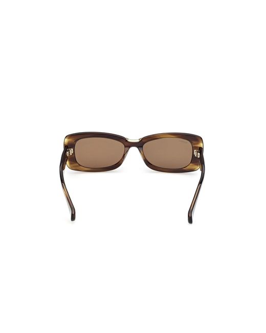 Max Mara Multicolor Rectangular Frame Sunglasses