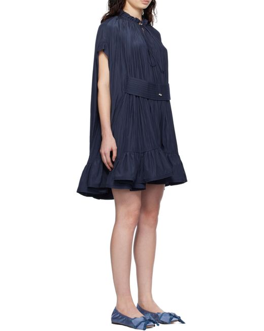 Lanvin Blue Mini Dress